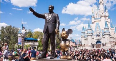 3 Places to Visit in Orlando Statues of Walt Disney and Mickey Mouse at Disney World